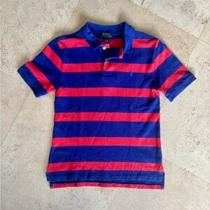 Polo by Ralph Lauren Kids Striped Blue and Red Shirt